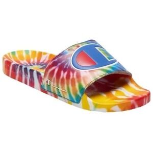 Champion Life™‎ IPO Tie Dye Men's Slides Size 14 CP101193M Sandals NEW